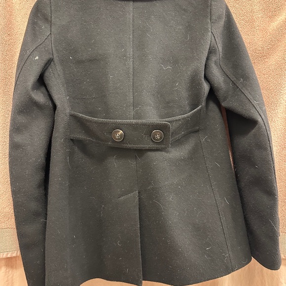 Like new Burberry Prosrum peacoat. Black wool/cashmere blend. - Picture 6 of 6